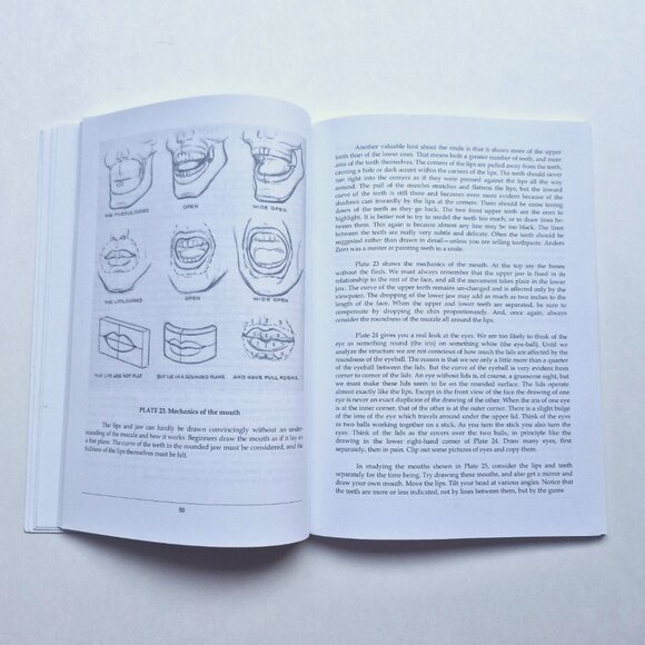 Book: Drawing the head & hands by Andrew Loomis, Paperback - Picture 7 of 10